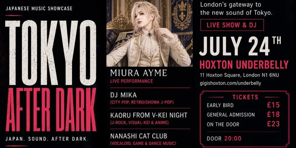TOKYO AFTER DARK [Miura Ayme LIVE SHOW & DJ]