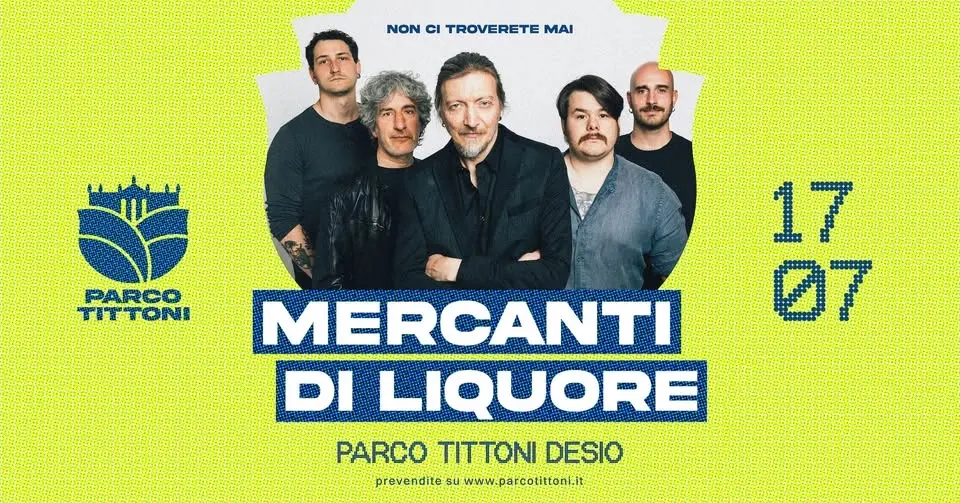 MERCANTI DI LIQUORE ✺ Non ci troverete mai ✺ PARCO TITTONI