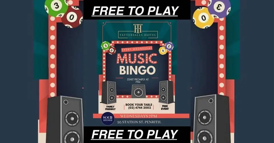 Musical Bingo @ Tatts Penrith