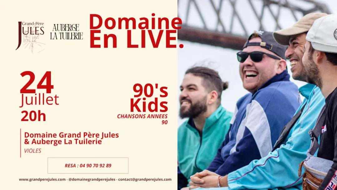 Domaine En Live [Soirée Concert 90's Kids]