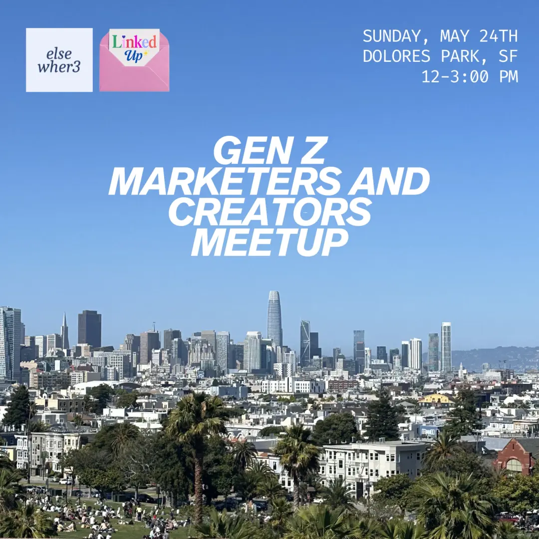 Gen Z Marketers & Creators in the Park ☀️