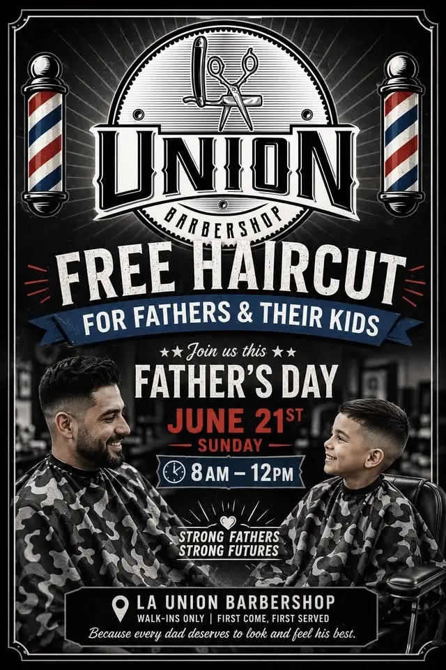 Fathers Day Free Haircuts