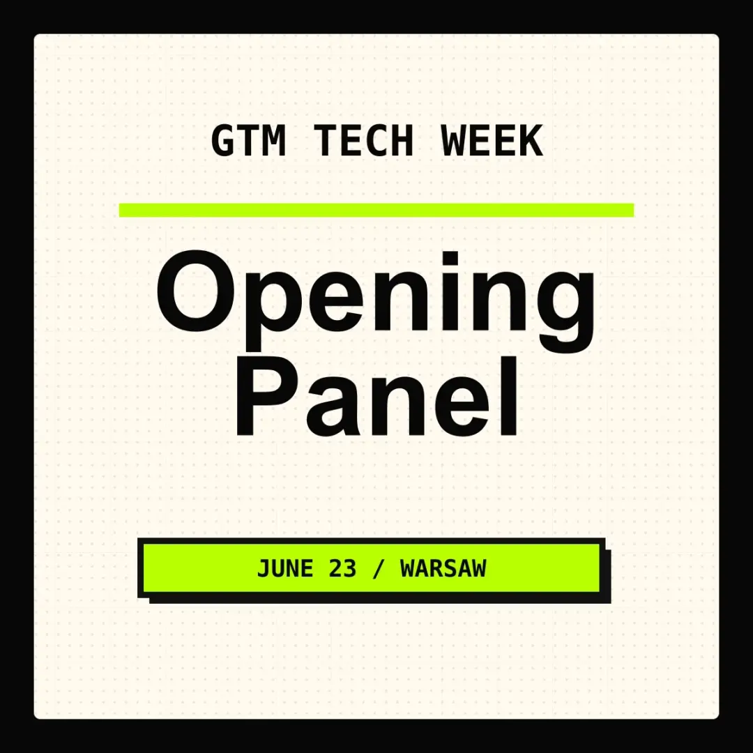 GTM Week: Opening Panel at Google for Startups