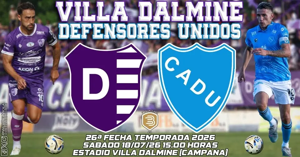 Villa Dálmine - Defensores Unidos