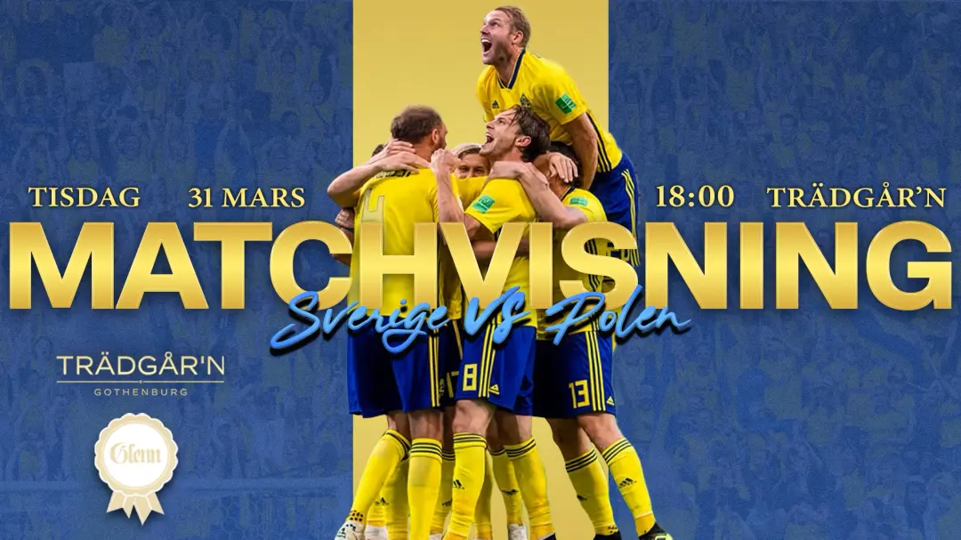 SVERIGE VM KVAL 31 MARS GLENN SPORTSBAR & TRÄDGÅRN