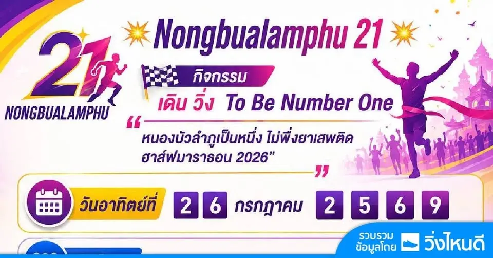 Nongbua Lamphu 21 Half Marathon 2026