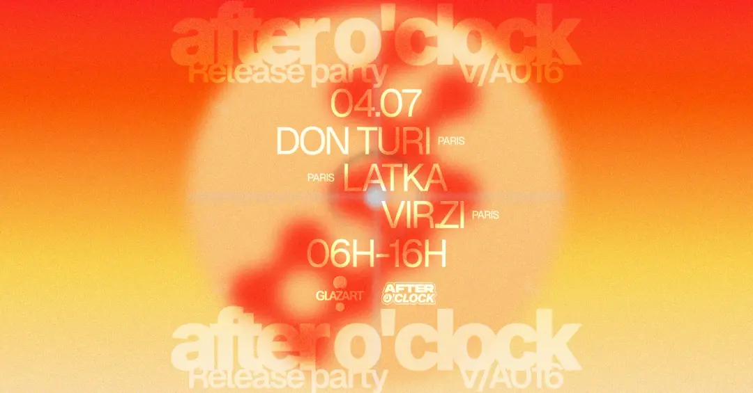 After O'Clock X La Plage Open Air: RELEASE PARTY VA016: Don Turi, Latka, Vir.zi