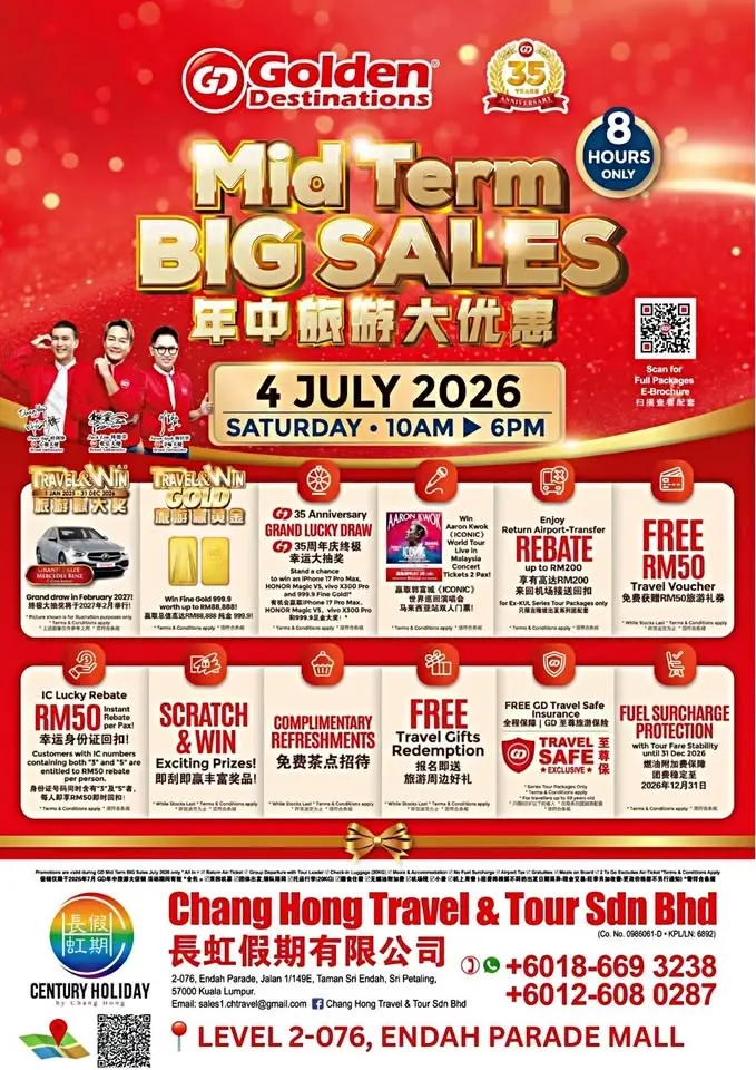 Golden Destination Mid Term BIG Sale