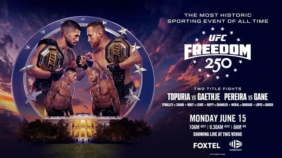 UFC Freedom 250 Topuria v Gaethje // Crest Hotel Sylvania