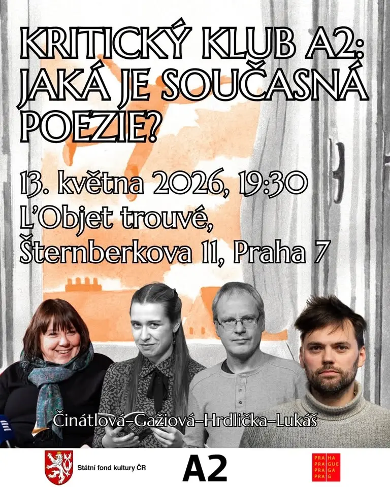 Kritický klub A2: Jaká je současná poezie?