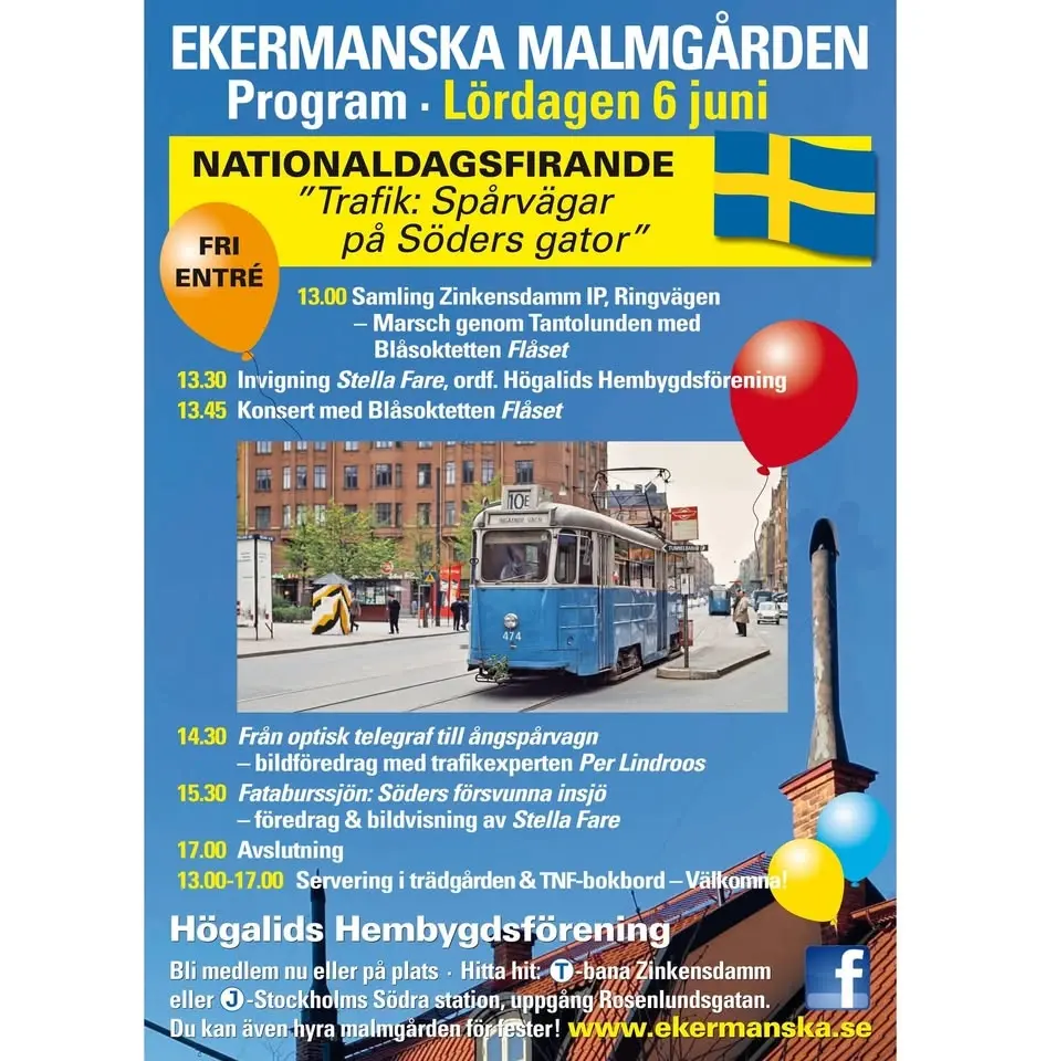 NATIONALDAGSFIRANDE PÅ EKERMANSKA MALMGÅRDEN 6 JUNI