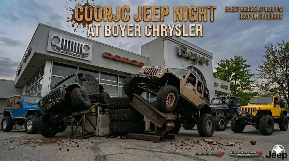 COORJC Jeep Night at Boyer 
