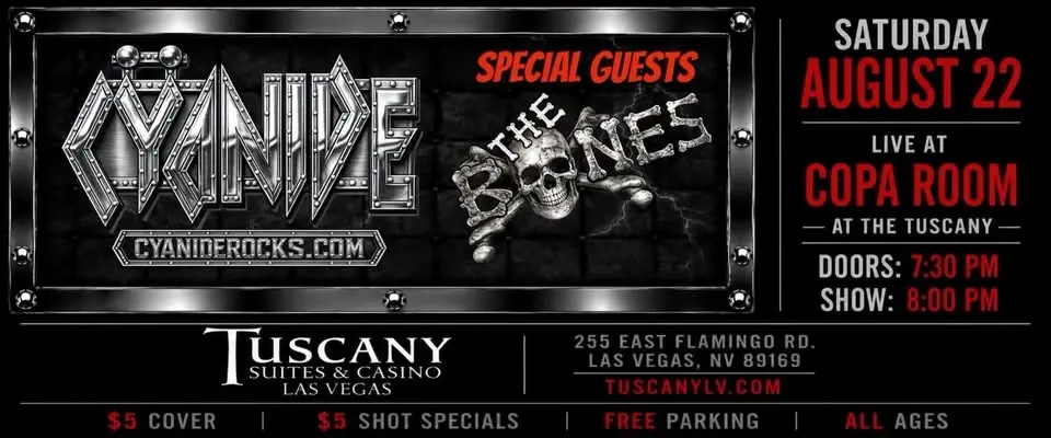 Cÿanide & The BONES – Live at the Copa Room