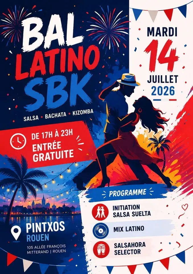 AHORA Social Club - BAL DU 14 JUILLET - PINTXOS ROUEN 