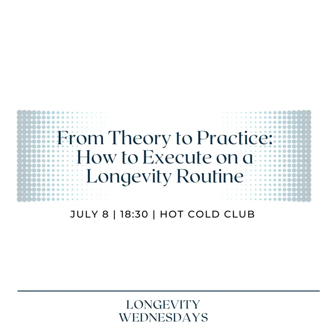 From Theory to Practice: How to Execute on a Longevity Routine