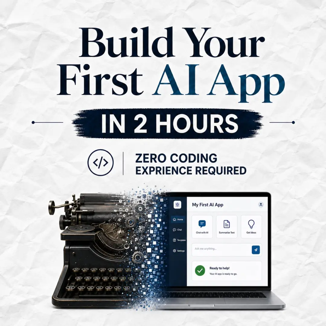 🚀 Build Your First AI Project in 2 Hours: A Hands-On Workshop