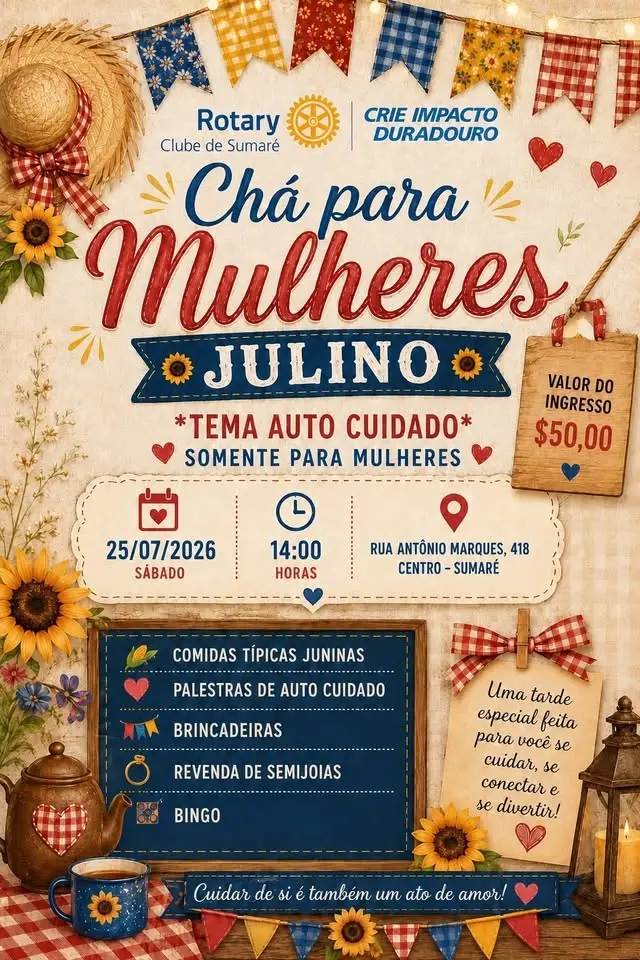 Chá para mulheres Julino