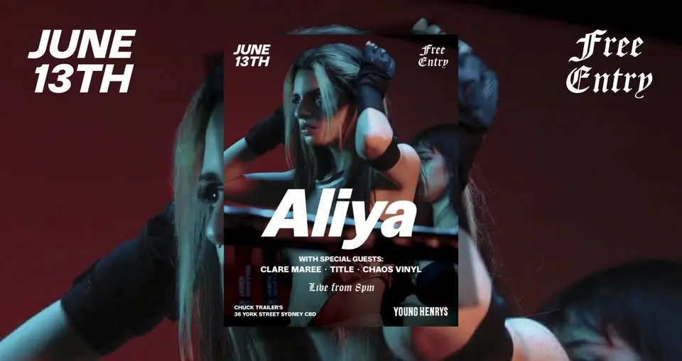 Aliya with Clare Maree, Title and Chaos Vinyl LIVE at Chuck Trailers