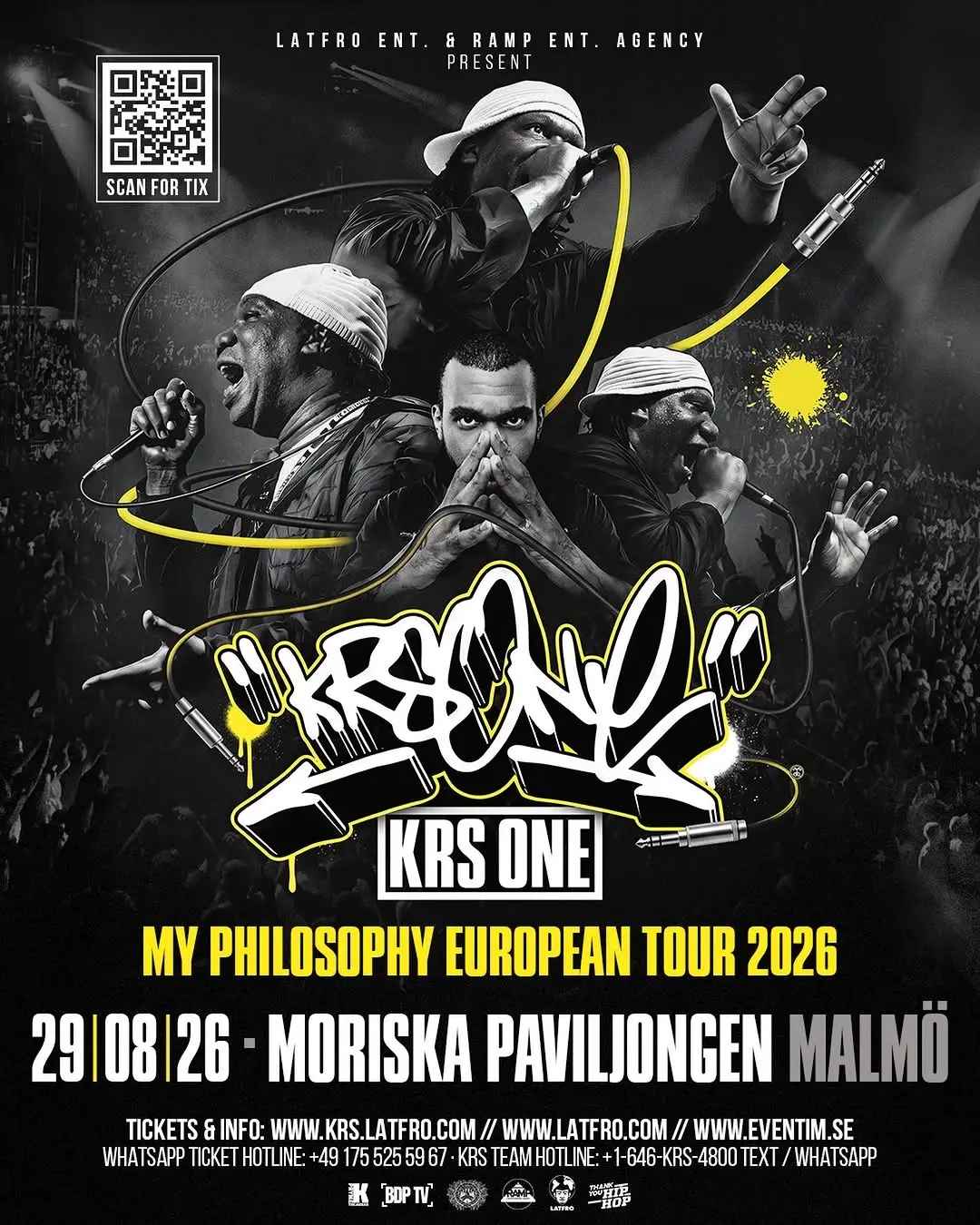KRS One – My Philosophy European Tour 2026