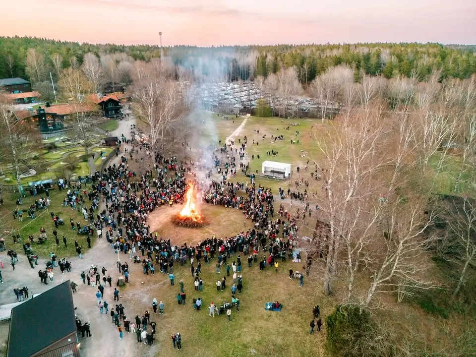 Valborg på Lida Friluftsgård