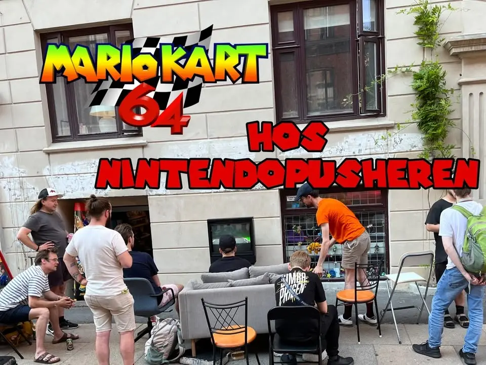 Mario Kart 64-turnering hos Nintendopusheren(Juni 2026)