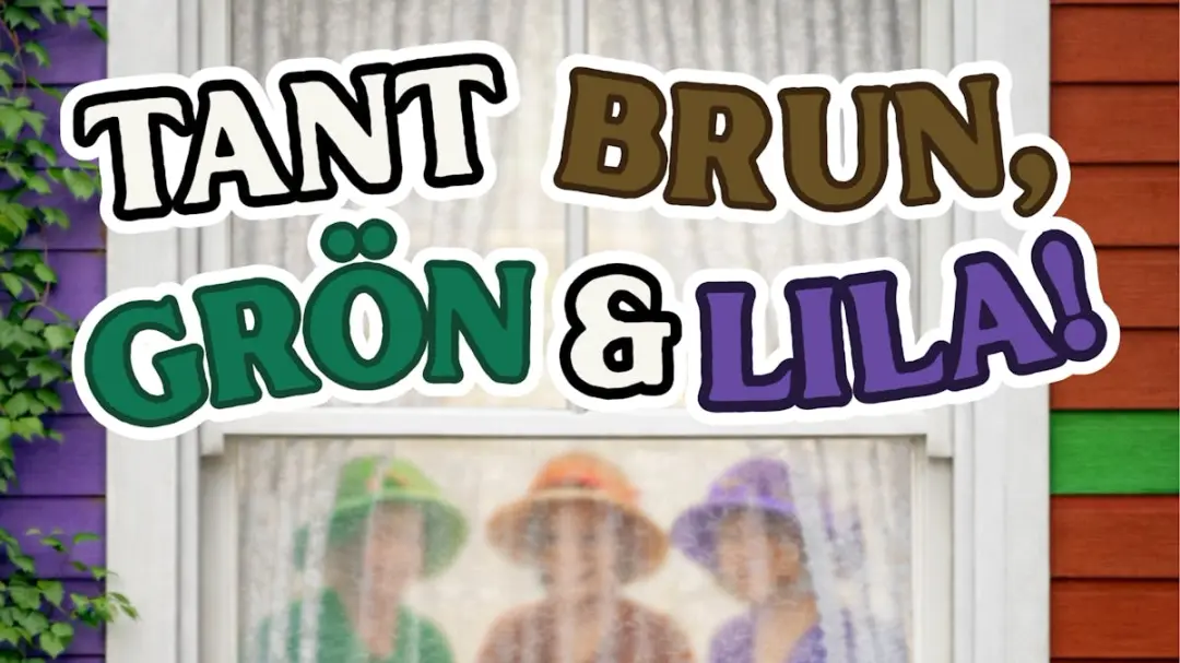 Tant Brun, Grön & Lila