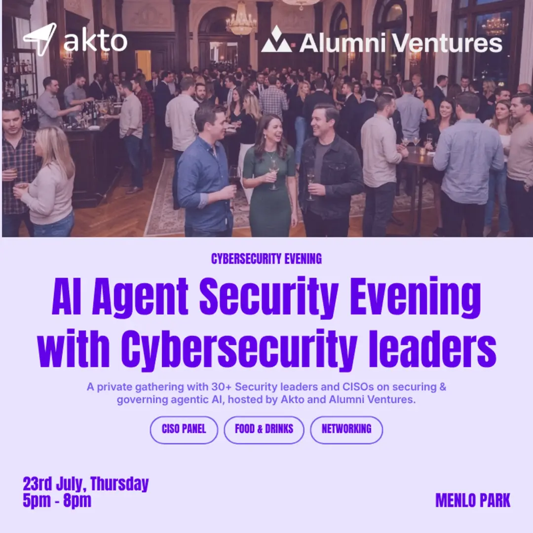 AI Agent Security Evening with Cybersecurity Leaders