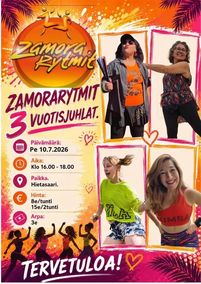 Zamora Rytmit 3 Vuotisjuhla.