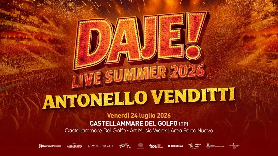 ANTONELLO VENDITTI - DAJE LIVE SUMMER 2026