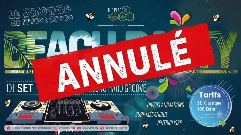 ANNULATION BEACH PARTY