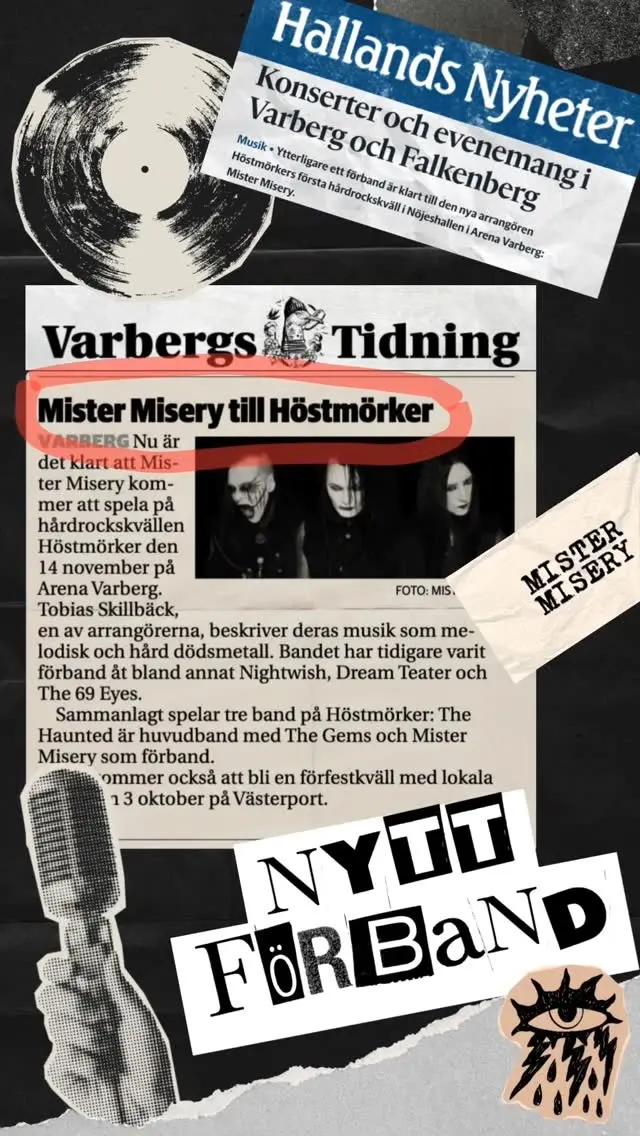Höstmörker - The Haunted med Mister Misery & The Gems