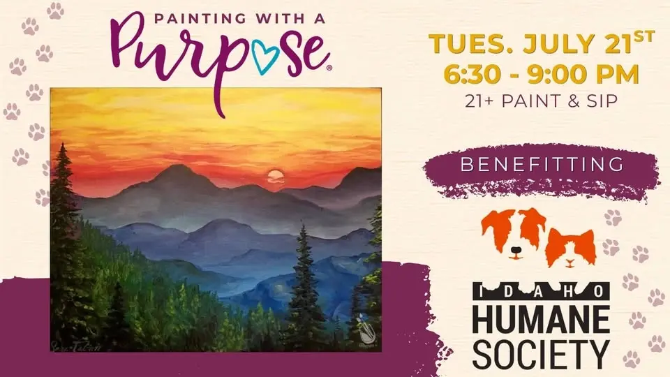 Painting with a Purpose - Supporting IHS Animals - 21+ Paint & Sip