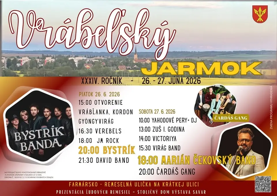Vrábeľský jarmok | XXXIV. ročník