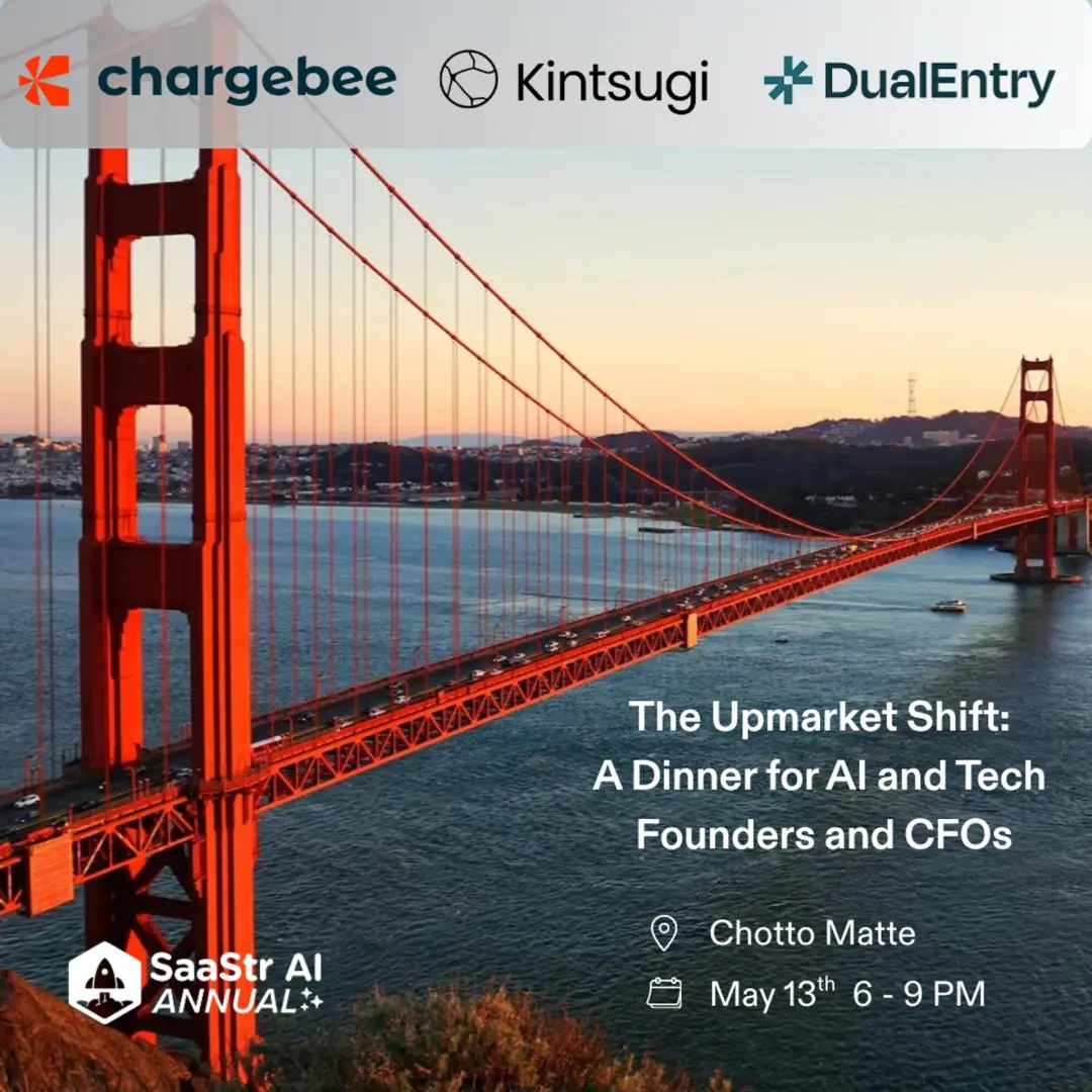 The Upmarket Shift: A Dinner for AI Founders and CFOs — SaaStr Week