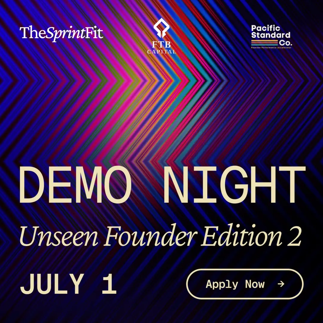 TheSprintFit Demo Night for Unseen Founders — Edition 2 Hybrid [Live stream]