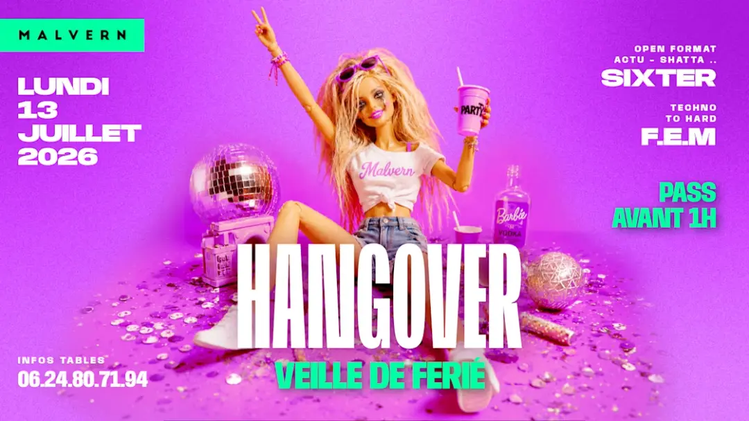 Hangover - Veille De Férié - Pass Avant 1h