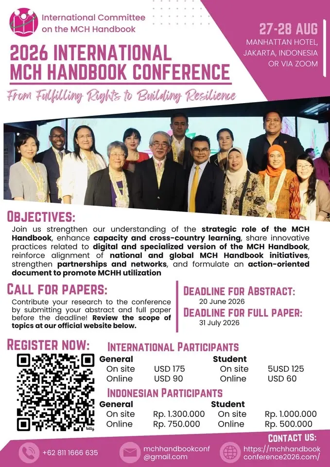 15th International Conference on MCH Handbook 2026