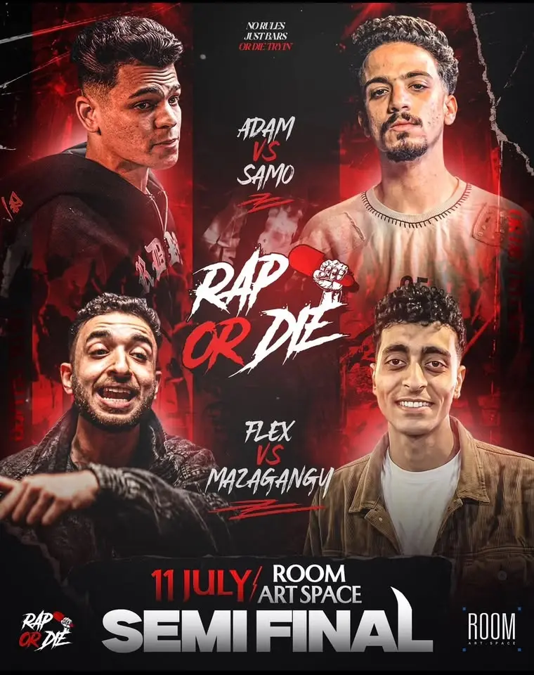 Rap or Die semi final at Room New Cairo