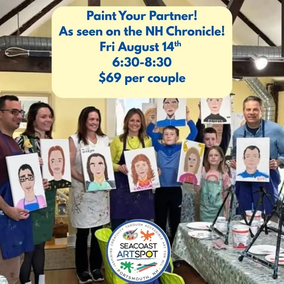 Paint Your Partner! $69 per pair-As seen on NH Chronicle