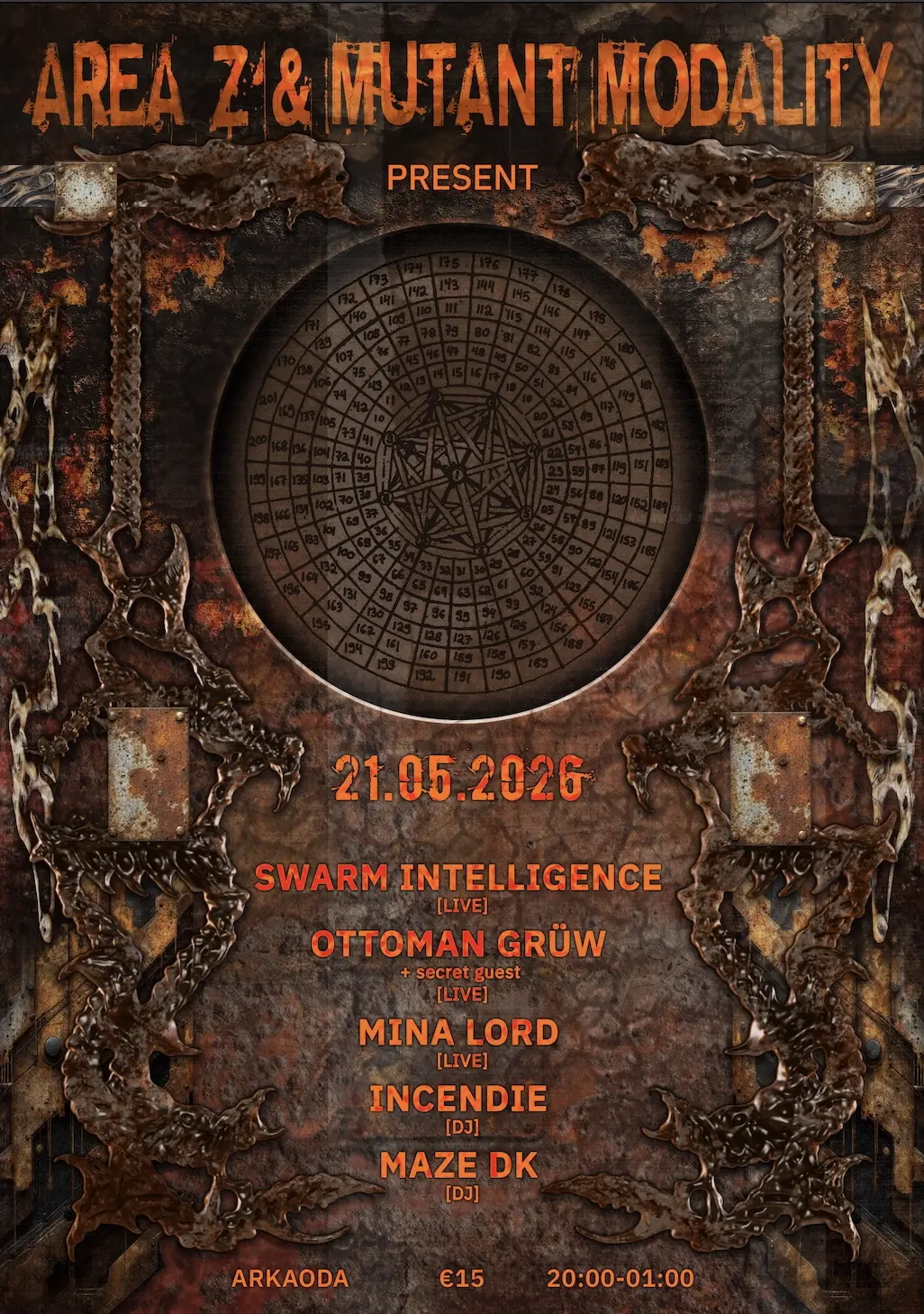 AREA Z x MUTANT MODALITY - live dark electronics