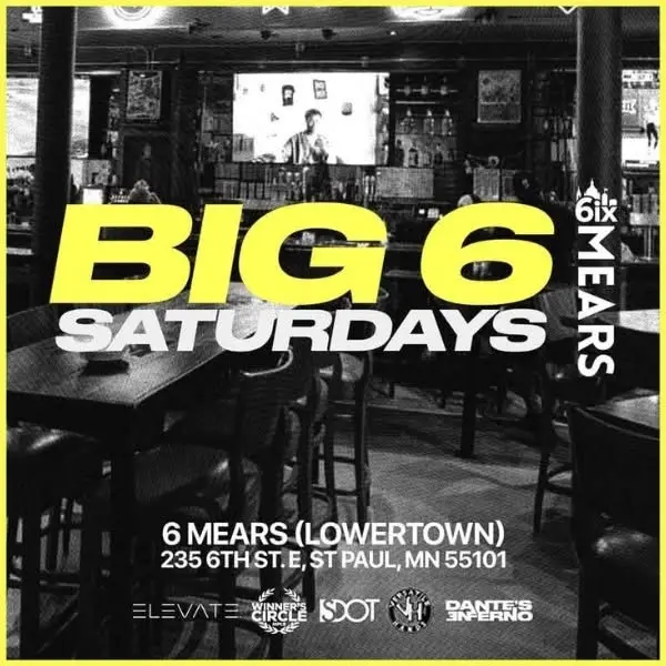 BIG 6 Saturdays | R&B & Hip Hop Dance Party at 6ix Mears