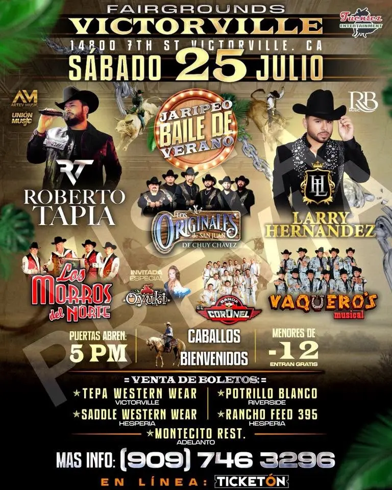 VICTORVILLE CA JARIPEO Y BAILE 