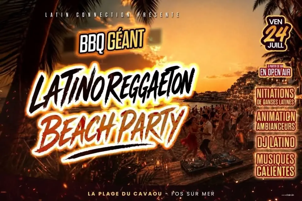 BBQ GEANT Latino Reggaeton Beach Party