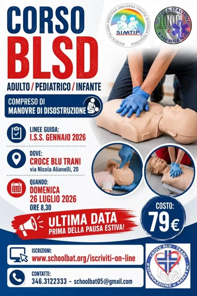 Corso blsd con pblsd - 26Luglio2026