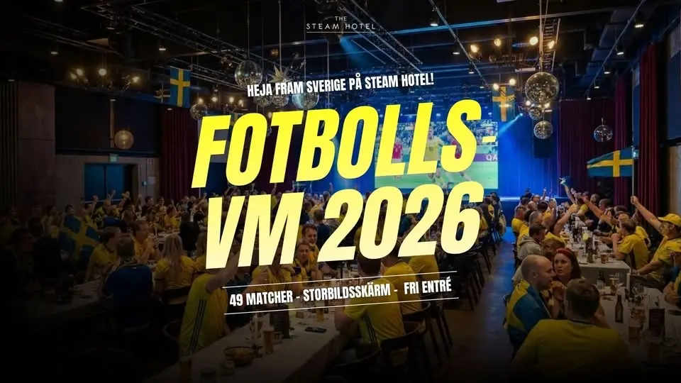 Fotbolls-VM på Steam Hotel