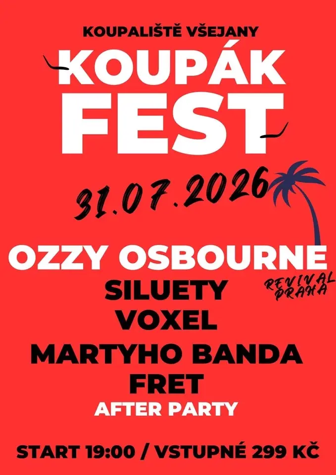 Voxel, Siluety, Martyho Banda a další // Koupák fest 2026