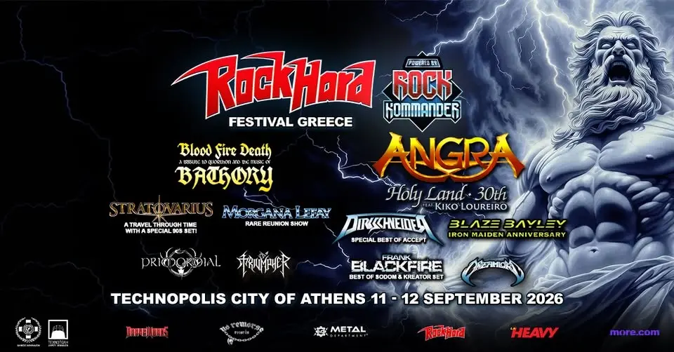 Rock Hard Festival Greece (Technopolis City of Athens, 11 September)