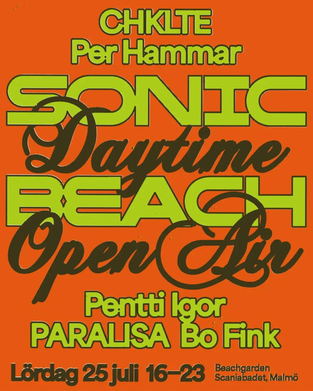 Sonic Beach — Daytime Open Air