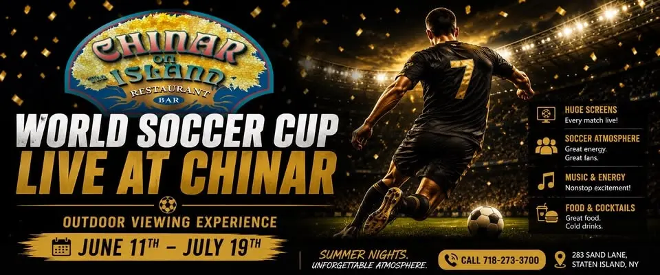 World Cup Party at Chinar on The Island