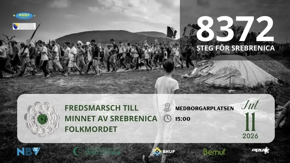 8372 Steg för Srebrenica